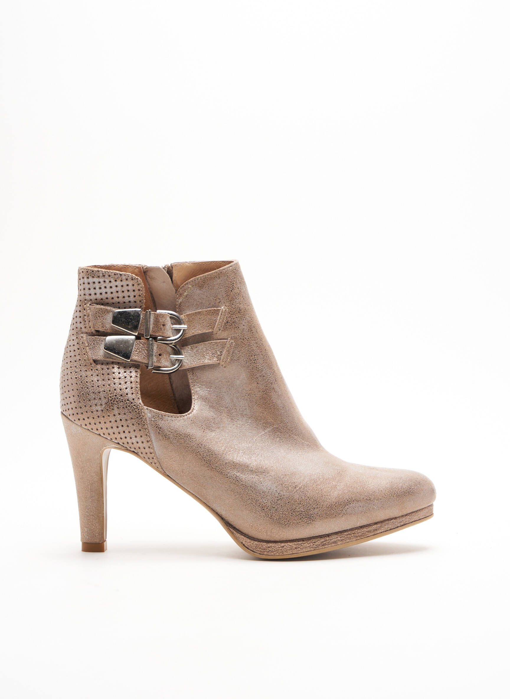 Myma Bottines Femme couleur beige