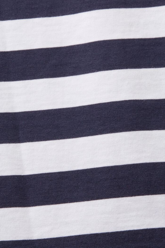 Gestreiftes T-Shirt mit Rundhalsausschnitt