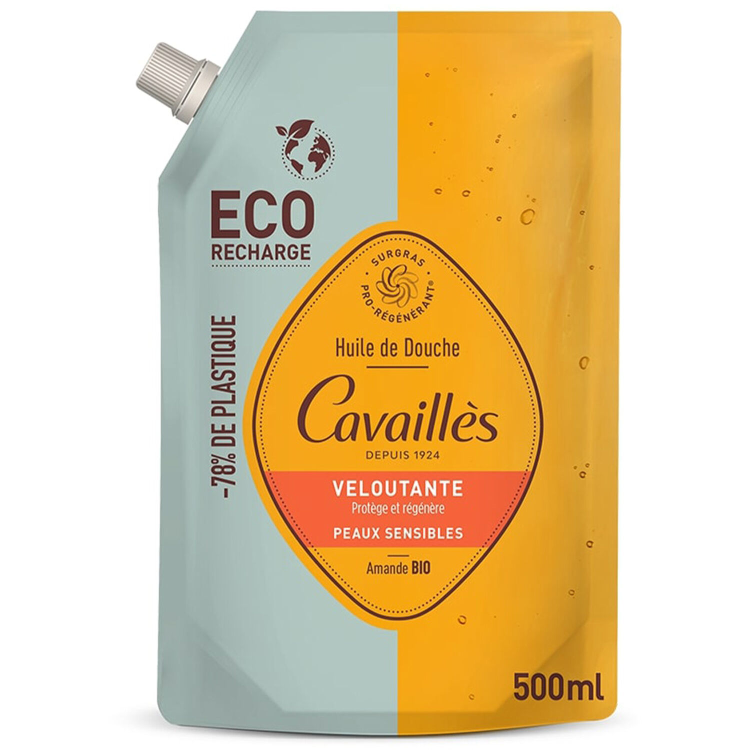 Cavaillès Veloutante Huile de Douche - Peaux Sensibles