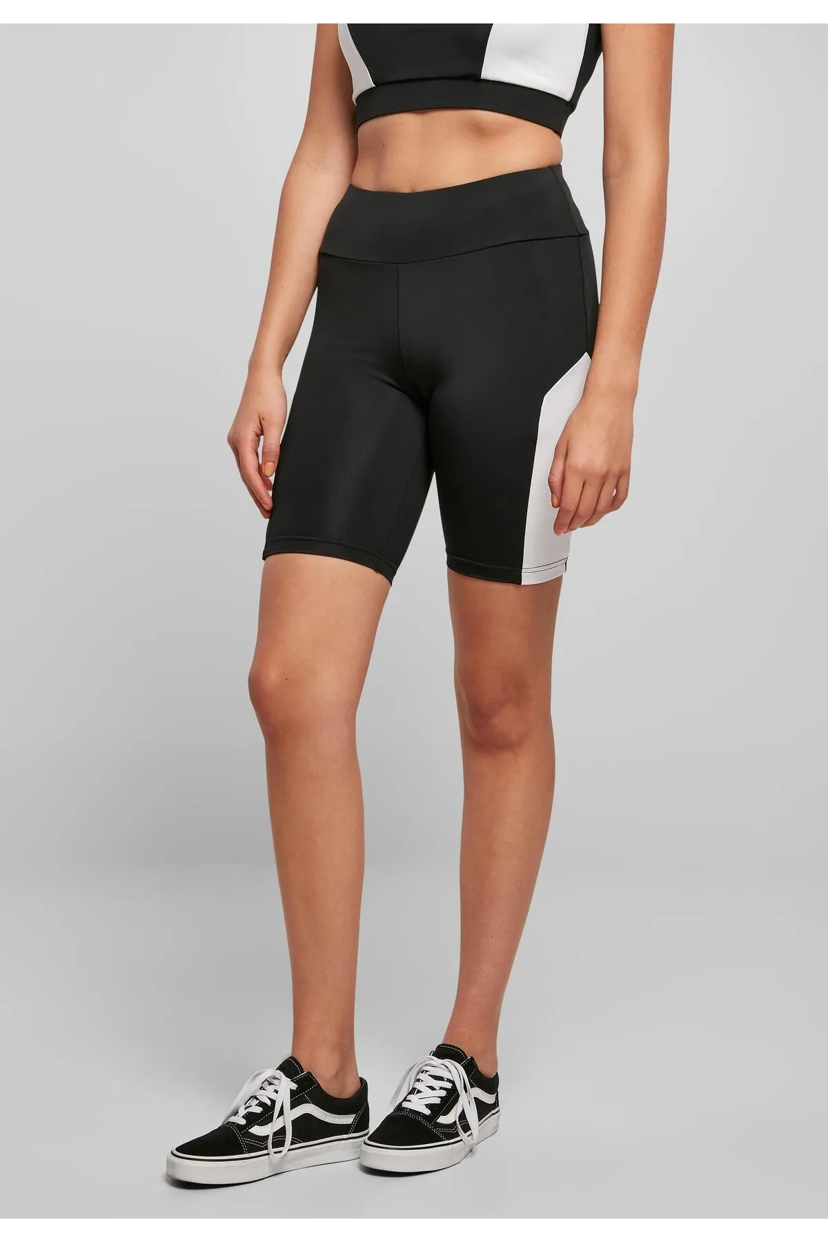 Urban Classics  Kurze Sporthose - Schwarz - Hoher Bund