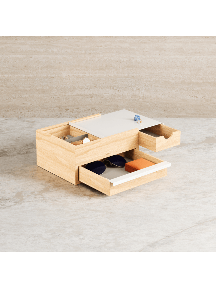 umbra Schmuckkasten Stowit weiß  26 x 22 x 12cm in weiß günstig kaufen onesize