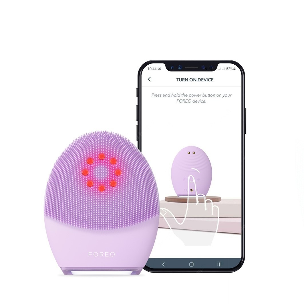 4 plus normal skin Thermo-Gesichtsreinigungsgerät mit NIR. rotem LED-Licht und Mikrostrom