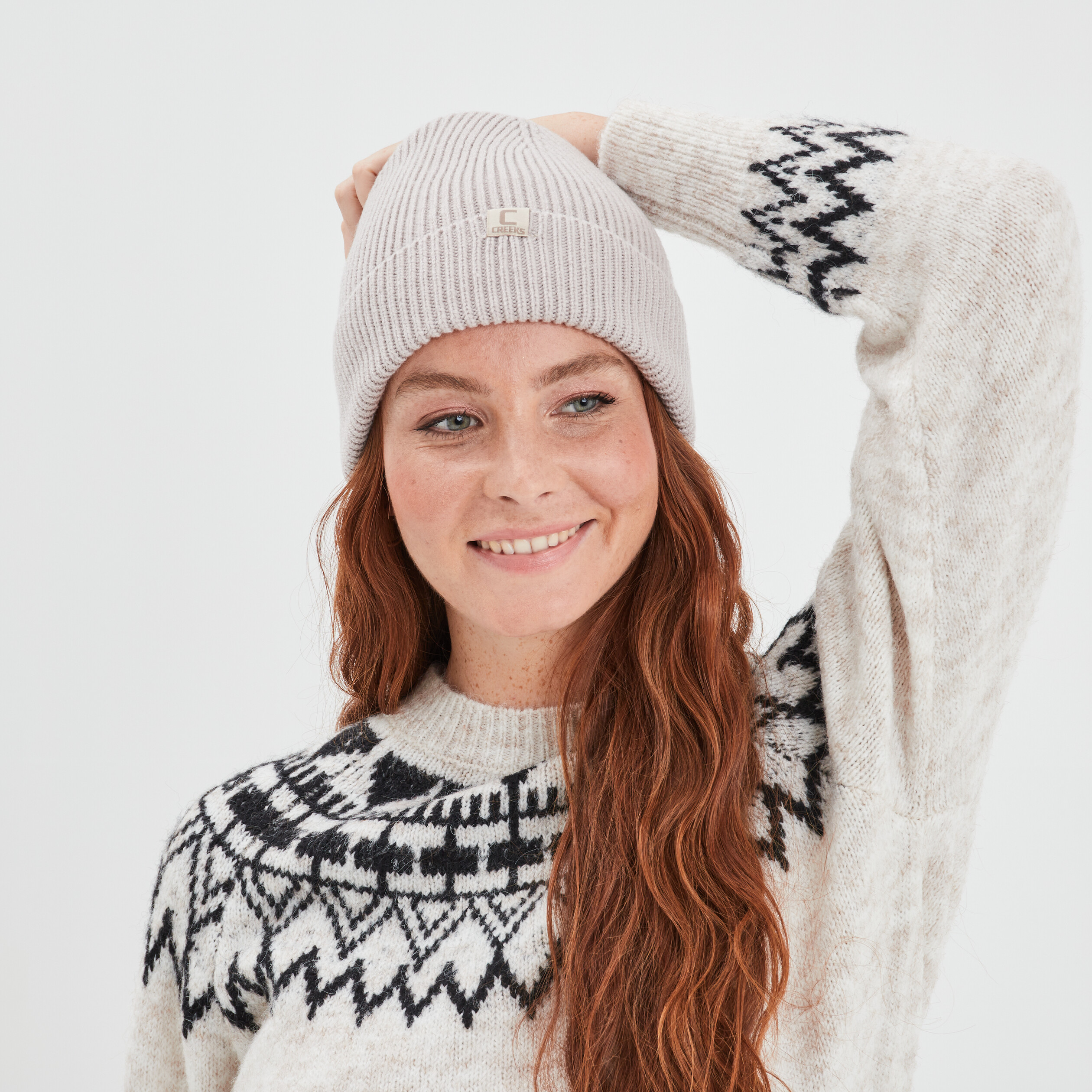 Bonnet tricoté Creeks sable femme | La Halle