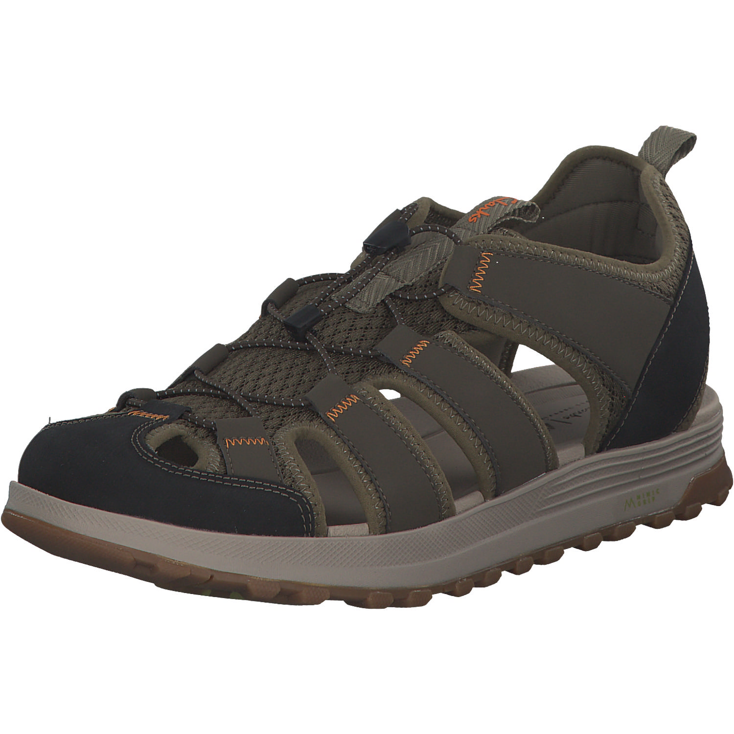 Clarks ATL Trek Wave 2617, Sandalen, Herren, OL I V E COMBI