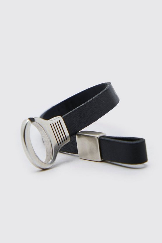 Armband in Lederoptik