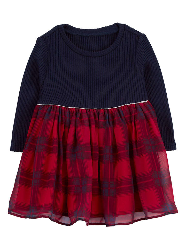 OshKosh Kleid in Dunkelblau/ Rot günstig kaufen