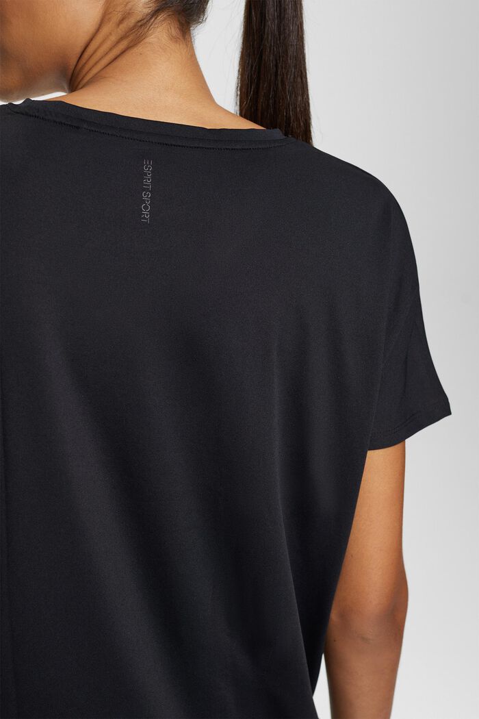 Active-T-Shirt mit V-Ausschnitt und E-DRY
