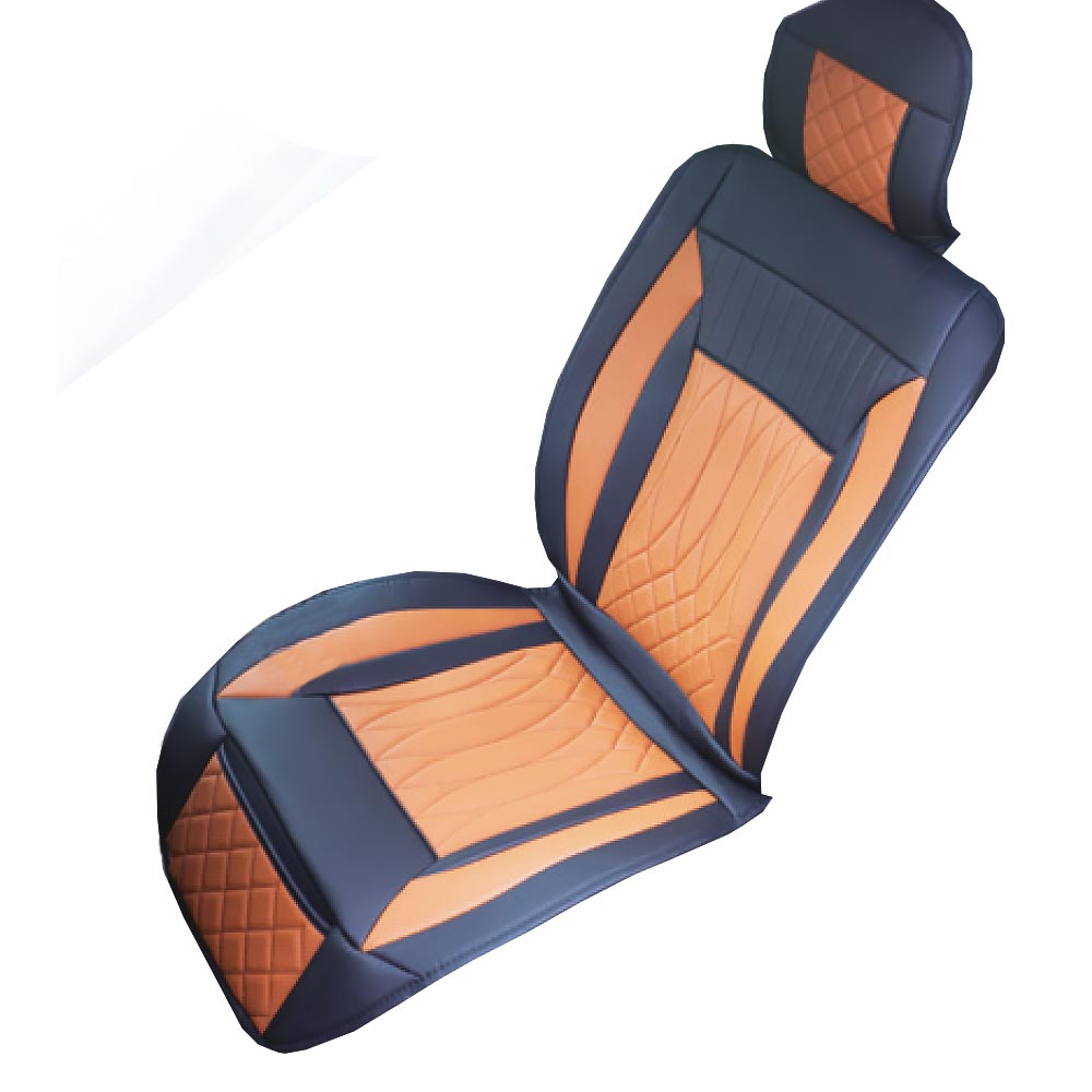 Diamond Car Premium-Autositzauflage, Cognac