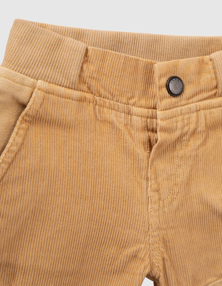 Pantalon camel mix matières élastiqué bébé garçon