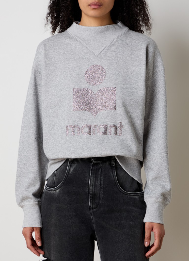 Maglione Moby di Isabel Marant con stampa logo e paillettes
