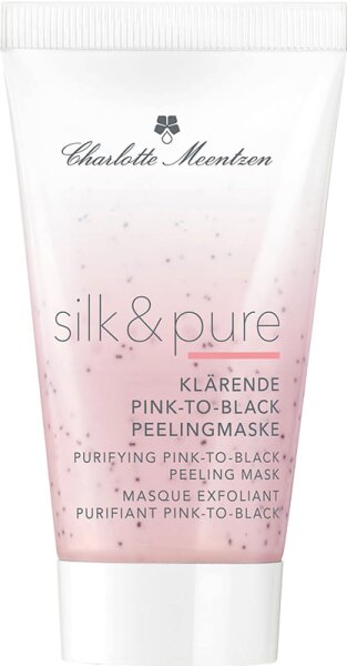 Charlotte Meentzen Silk & Pure Klärende Pink-to-Black Peelingmaske Gesichtsmaske