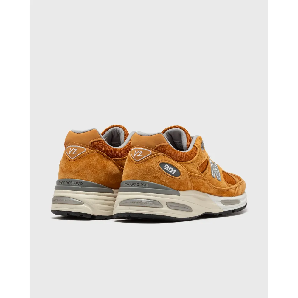 New Balance 991v2 Pumpkin - Made in UK U991YE2 / orange