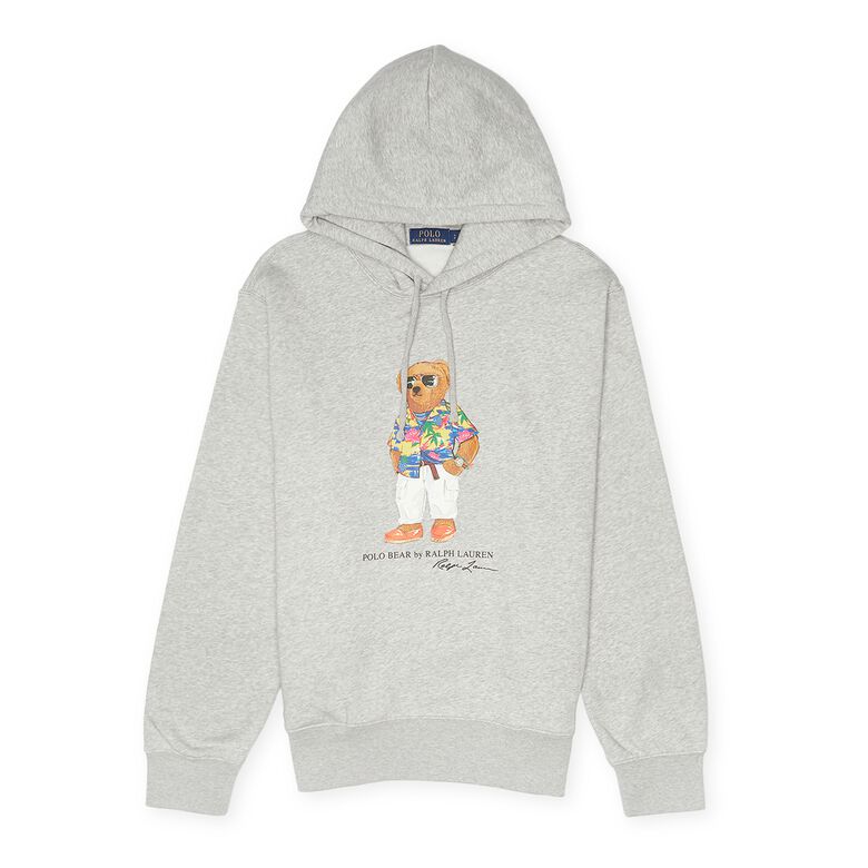 Polo Ralph Lauren Hoodie Spring Beach Bear grey