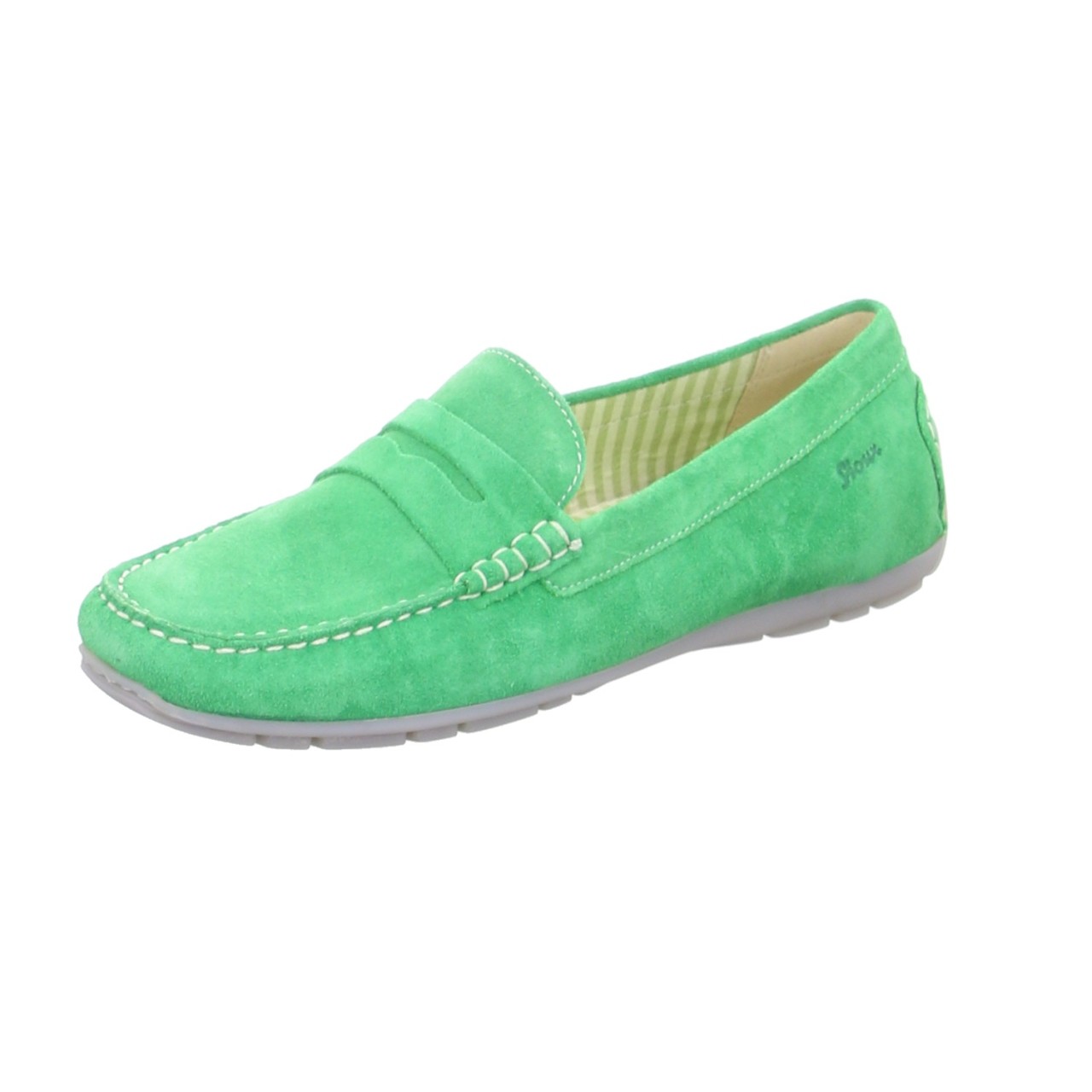 SIOUX Klassische Slipper grün Carmona