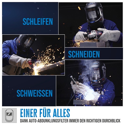 Güde Automatik Schweißhelm GSH-3S-VL-TC-2