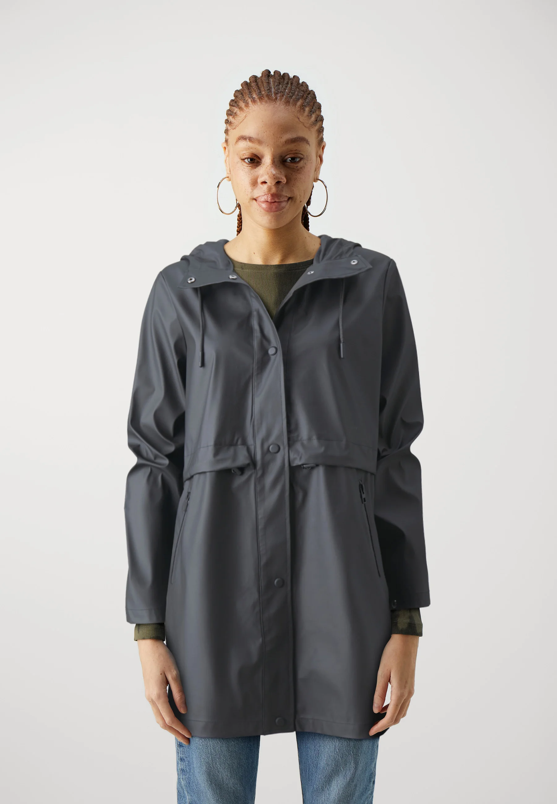 SOLO ONLVIVIAN IMPERMEABLE LARGO OTW - Parka