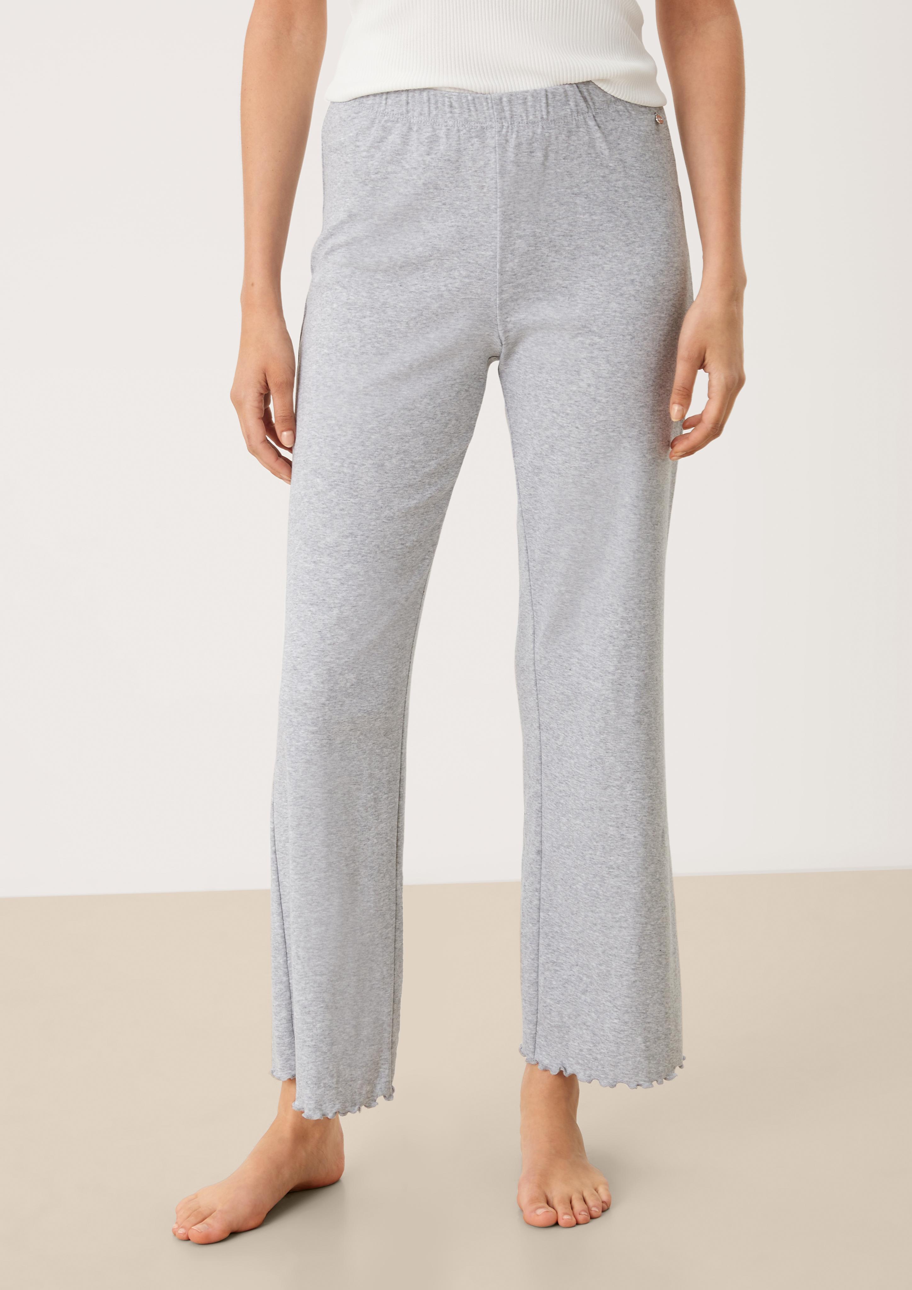 Pyjamahose mit Wellensaum  6006243-9400