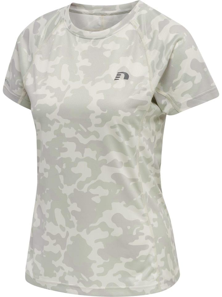 Newline Newline T-Shirt Raglanärmel Women Running Damen in OYSTER MUSHROOM AOP günstig kaufen