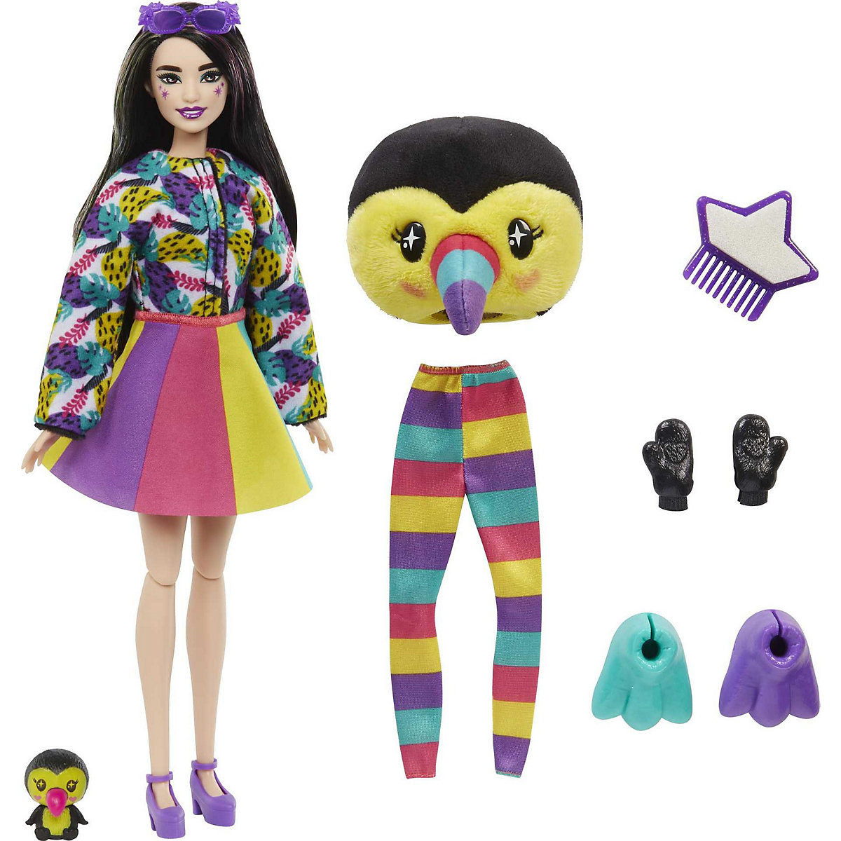 Cutie Reveal Barbie Jungle Series - Toucan