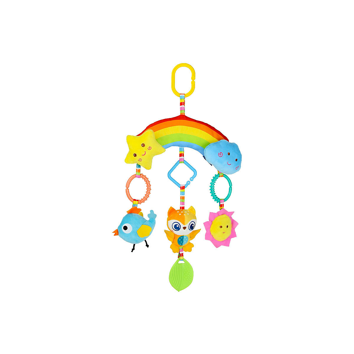 Cartoon Tier Windspiel Spielzeug Bunte Baby Auto hängen Spielzeug