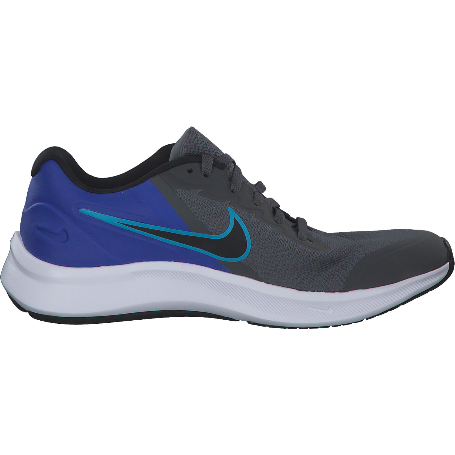 Nike Star Runner 3 DA2776 M, Sneakers Low, Herren, iron grey/black-blue lightning