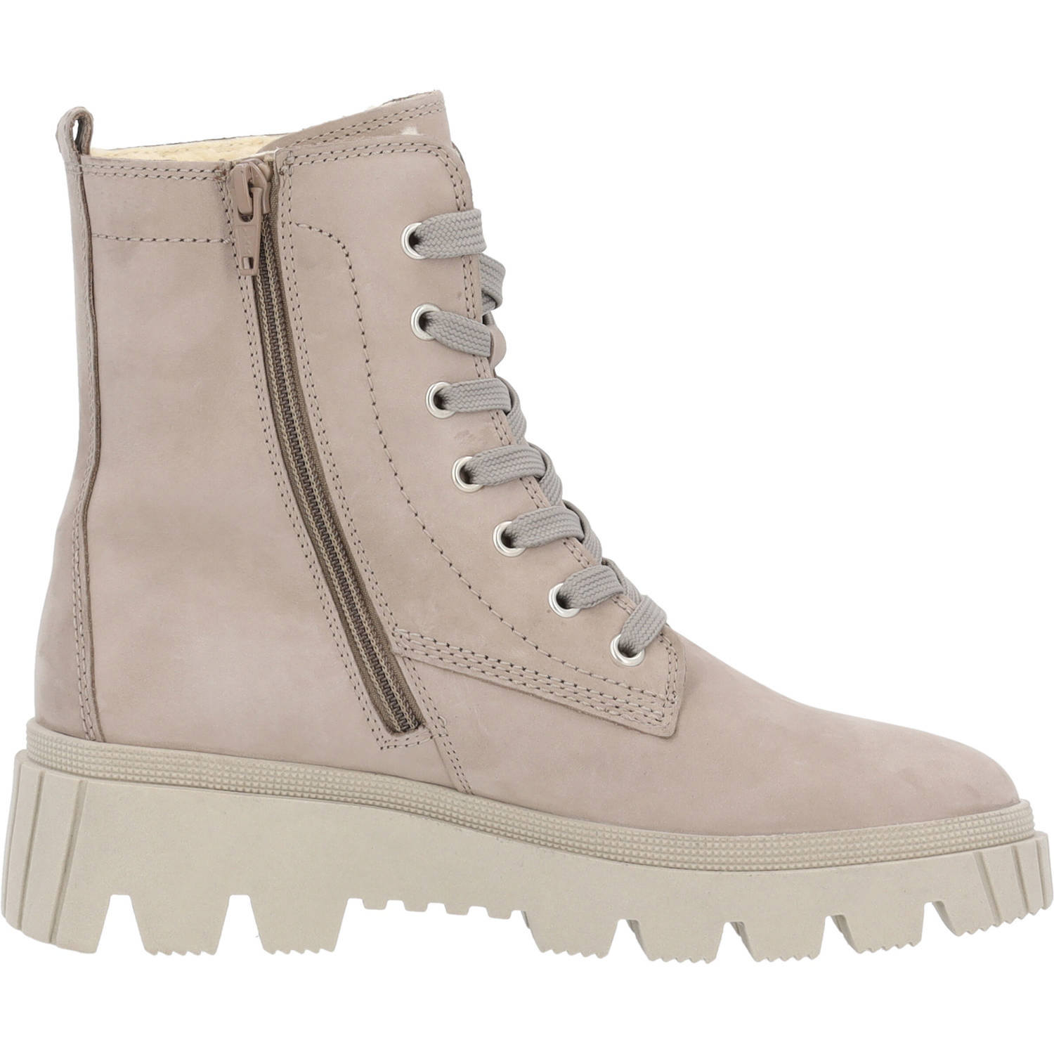 Gabor 31.821, Schnürstiefel, Damen, Beige