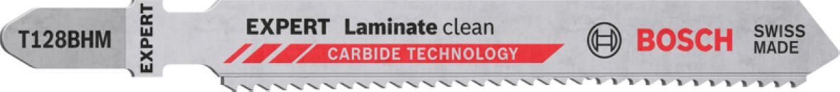 Bosch Blå tillbehör 2608901707 EXPERT Laminate Clean T128BHM sticksågblad 2-delat.