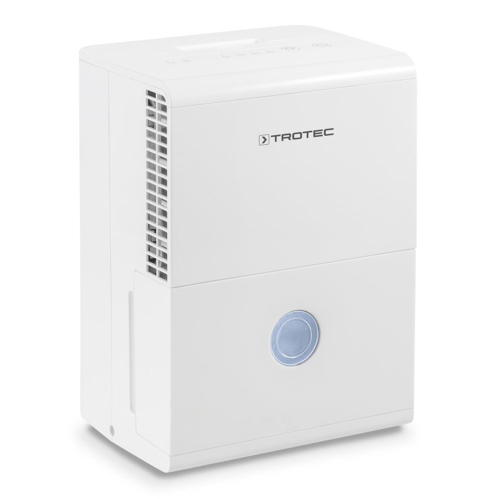 TROTEC Luftentfeuchter TTK 28 E, für 37 m³ Räume, Entfeuchtung 10,00 l/Tag, Tank 2,00 l, Hygrostatgesteuerte Entfeuchtungsautomatik