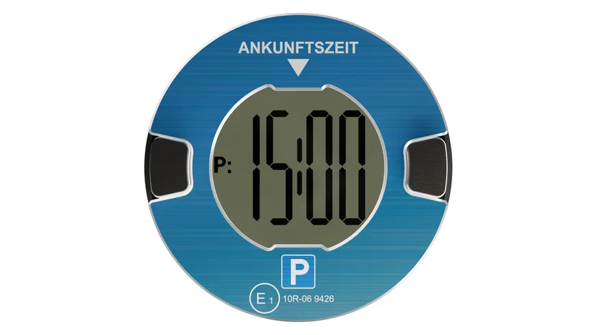 OOONO Park NO1 - Blau: Elektronische Parkscheibe mit Zulassung fürs Auto