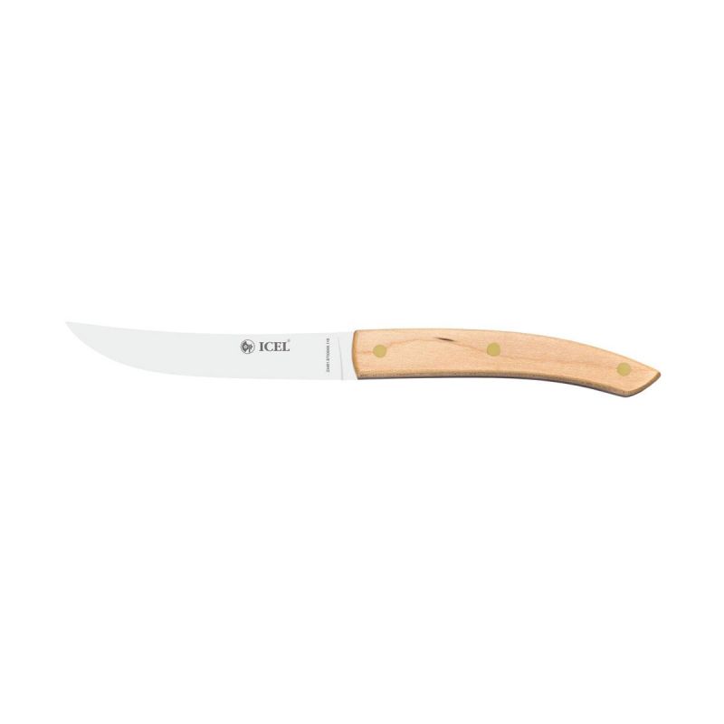 ICEL - 4-teiliges Steakmesser-Set mit Ahorngriff