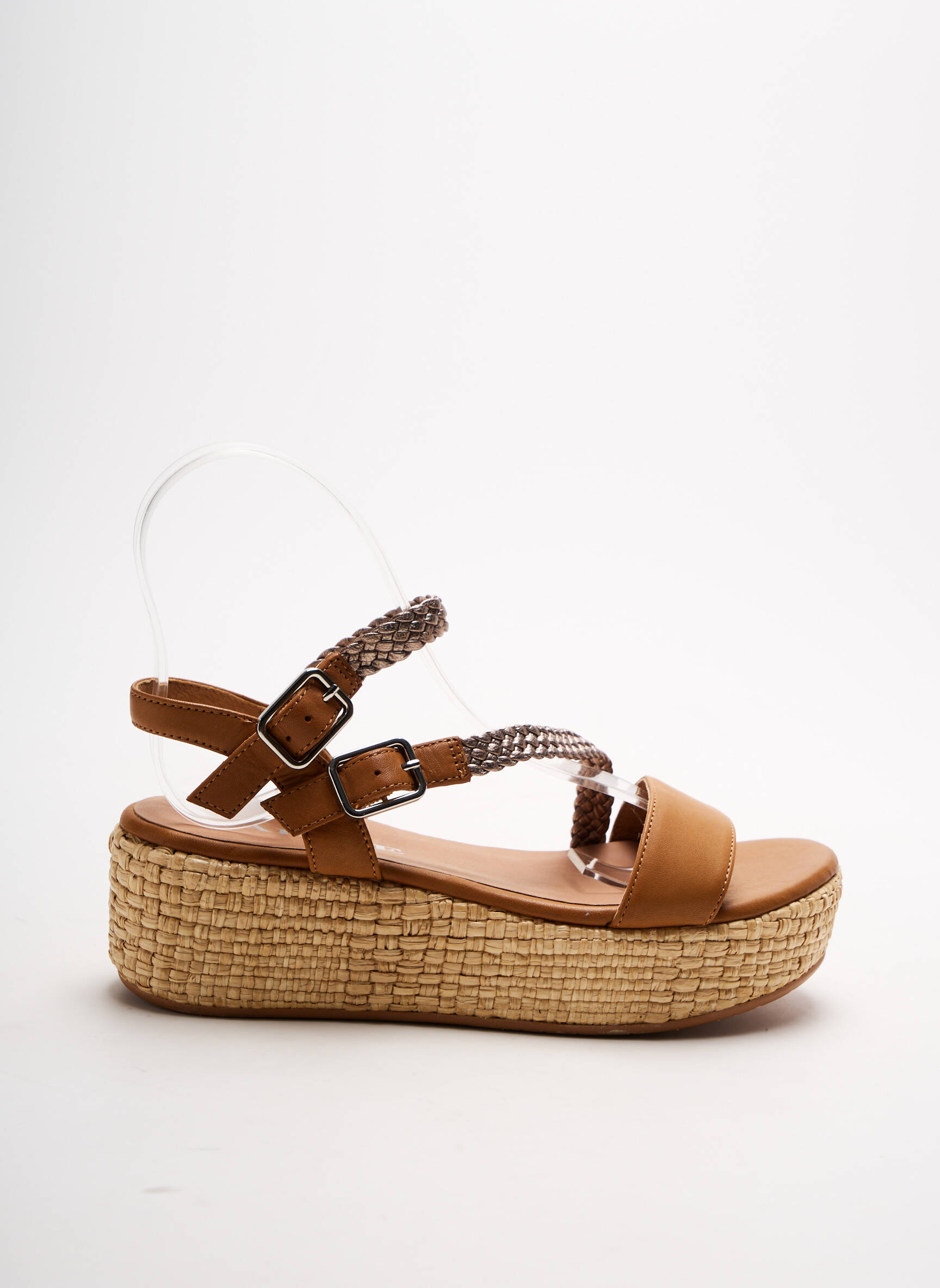 Adige Sandales Nu Pieds Femme couleur marron