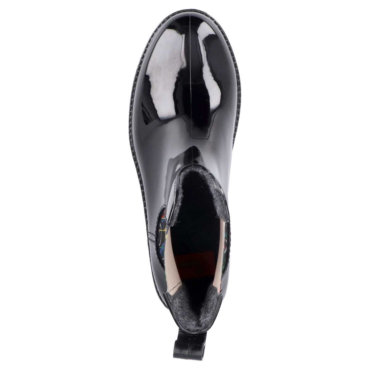 Rieker P8280 Gummistiefelette schwarz