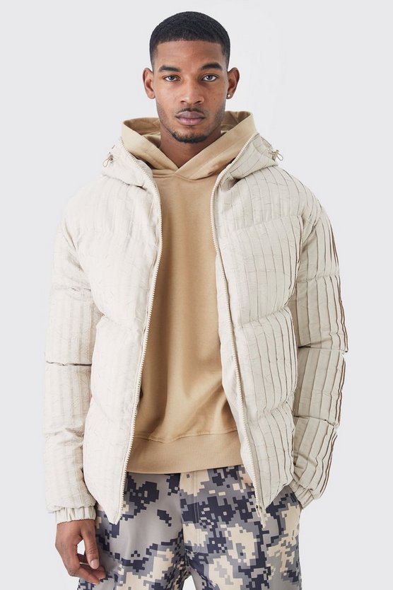 Tall Steppjacke mit Kapuze