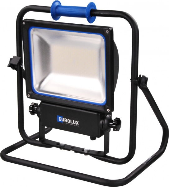 Lampe de chantier LED Eurolux 55.220.30 90 W Classe II - Câble de 5 mètres sur trépied inclinable