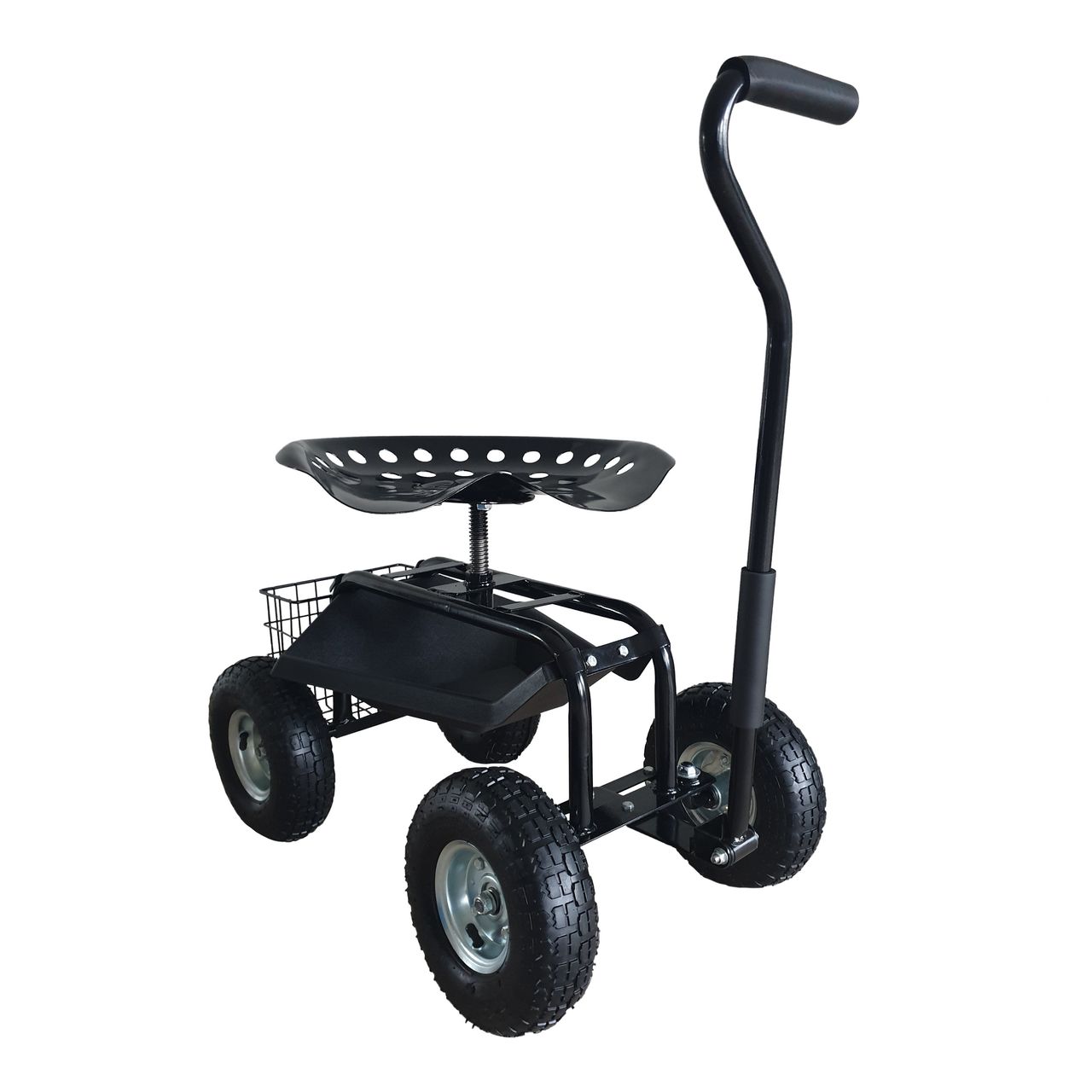 AXI AG22 Fahrbarer Gartensitz Schwarz