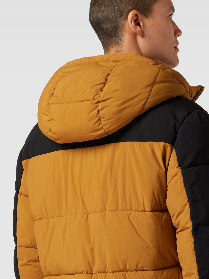 Parka mit Colour-Blocking-Design Modell 'dolipa' in gold