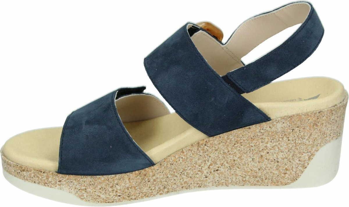 MEPHISTO Keilsandalen blau JEANS BLUE