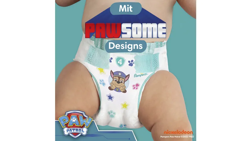 Pampers Baby Dry Paw Patrol Windeln Gr.5 Junior 11-16kg MonatsBox