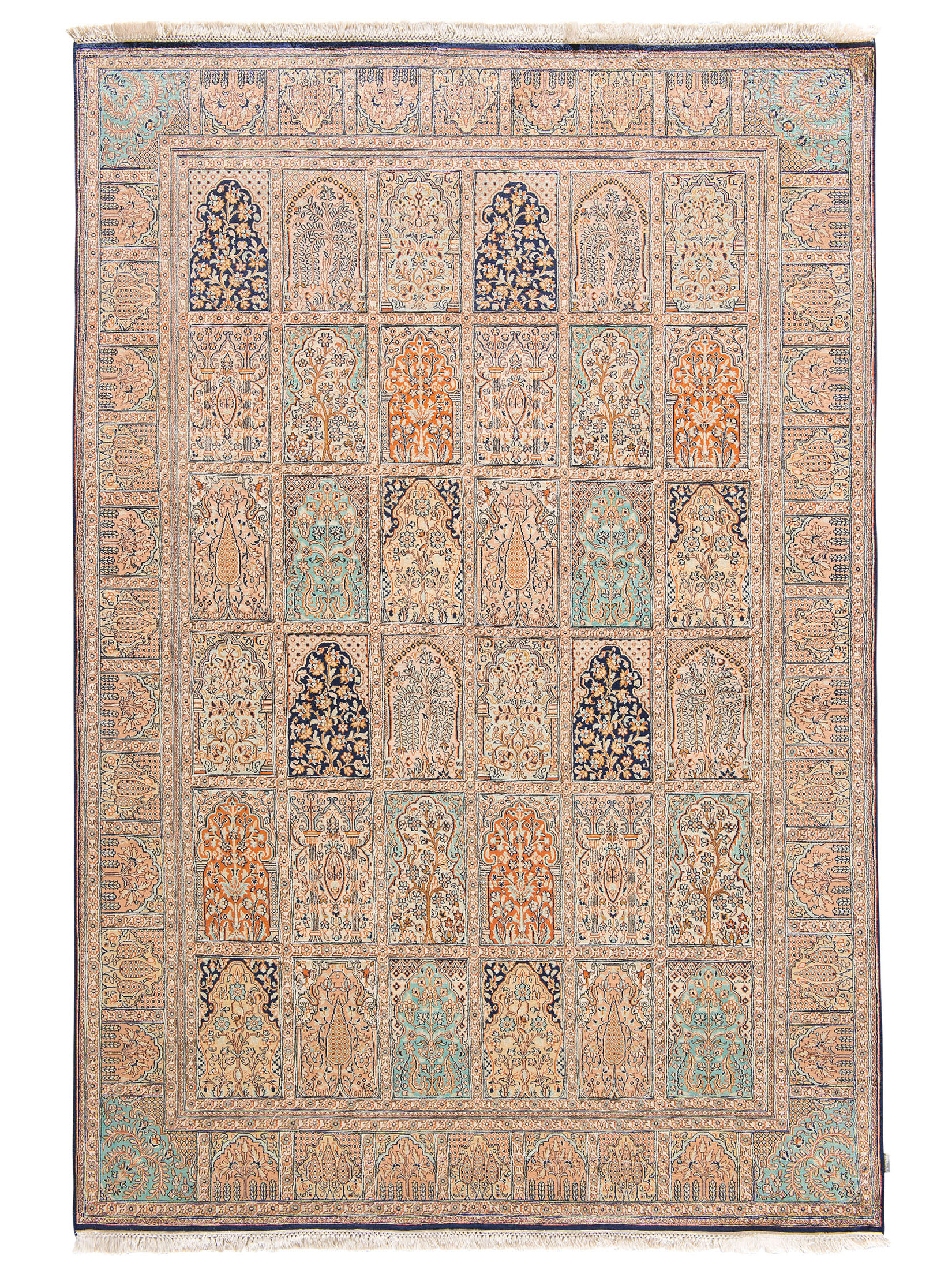 Kaschmir Seide 16/16 ca. 168 x 249 cm, Unikat / Einzelstück