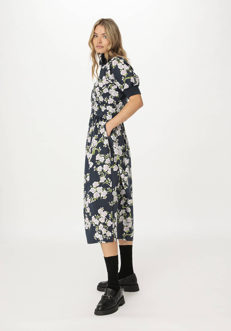 WUNDERKIND X HESSNATUR Kleid aus reiner Bio-Baumwolle