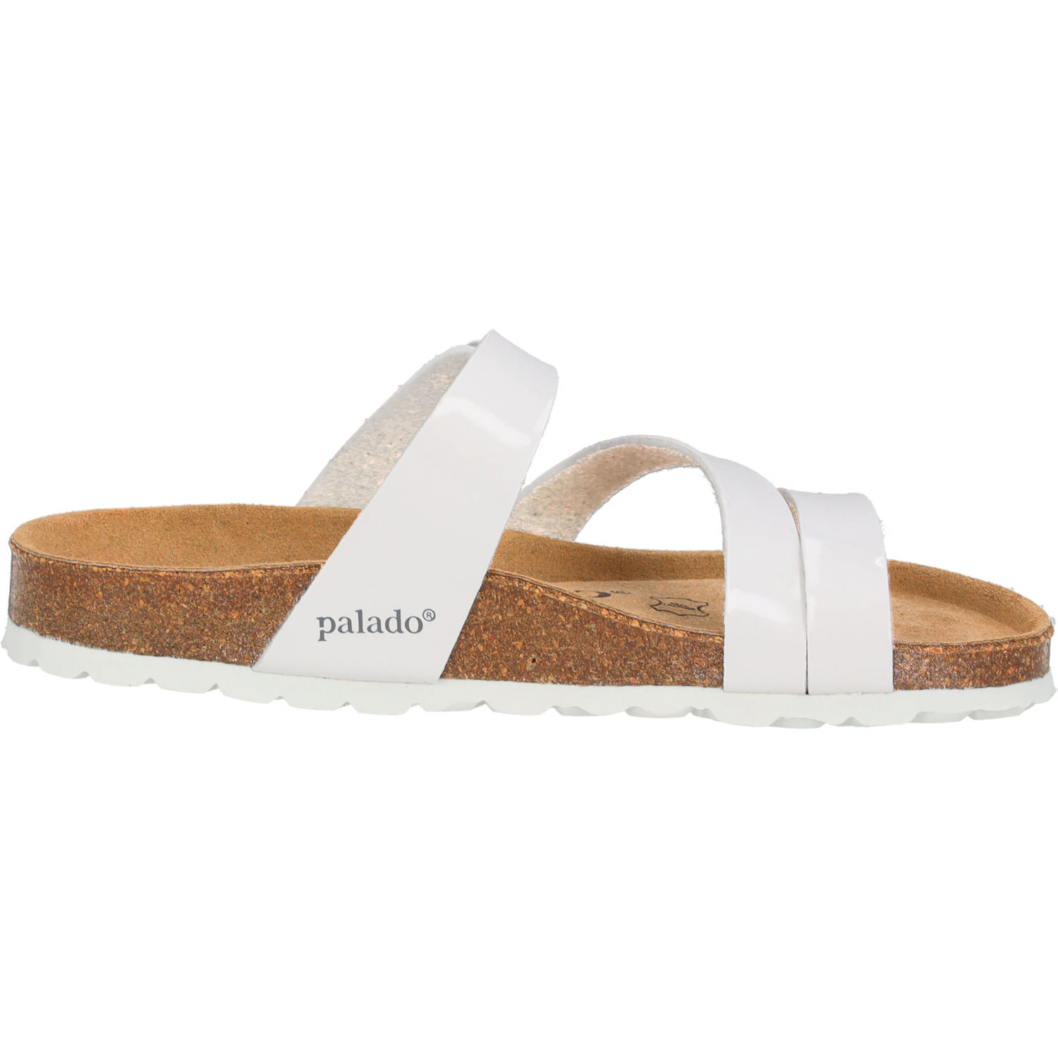 Palado Ikaria Lack, Pantoletten, Damen, Weiß