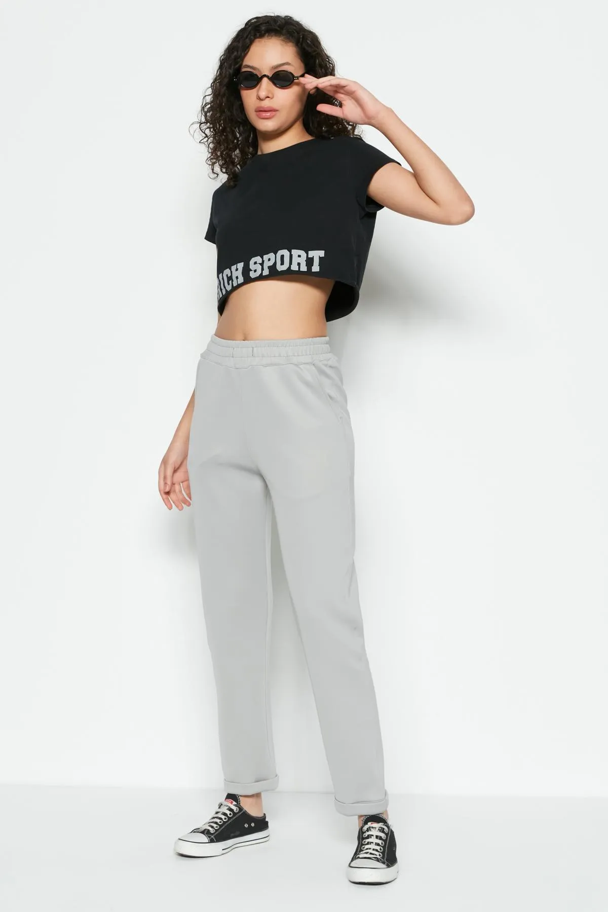 C&City  Doppelbein-Jogginghose 807 Grau
