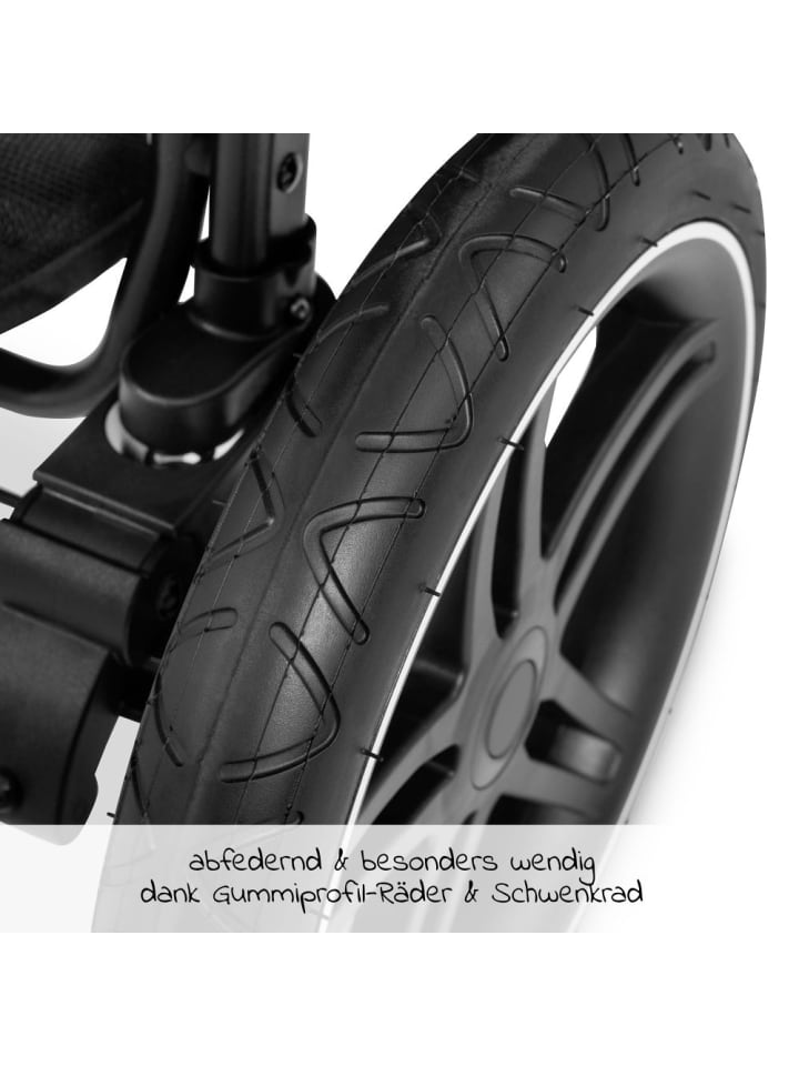 Hauck Buggy Rapid 3R (bis 25 kg) - Black in blau,gruen günstig kaufen onesize