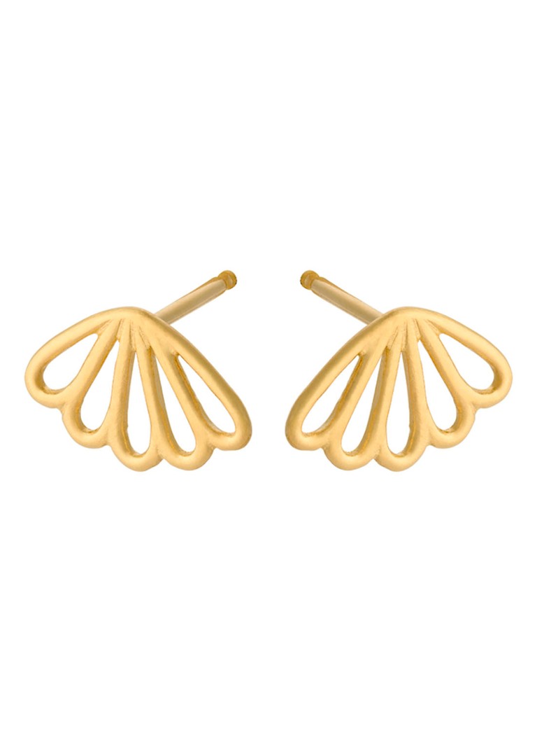 Pernille Corydon Bellis gold-plated stud earrings