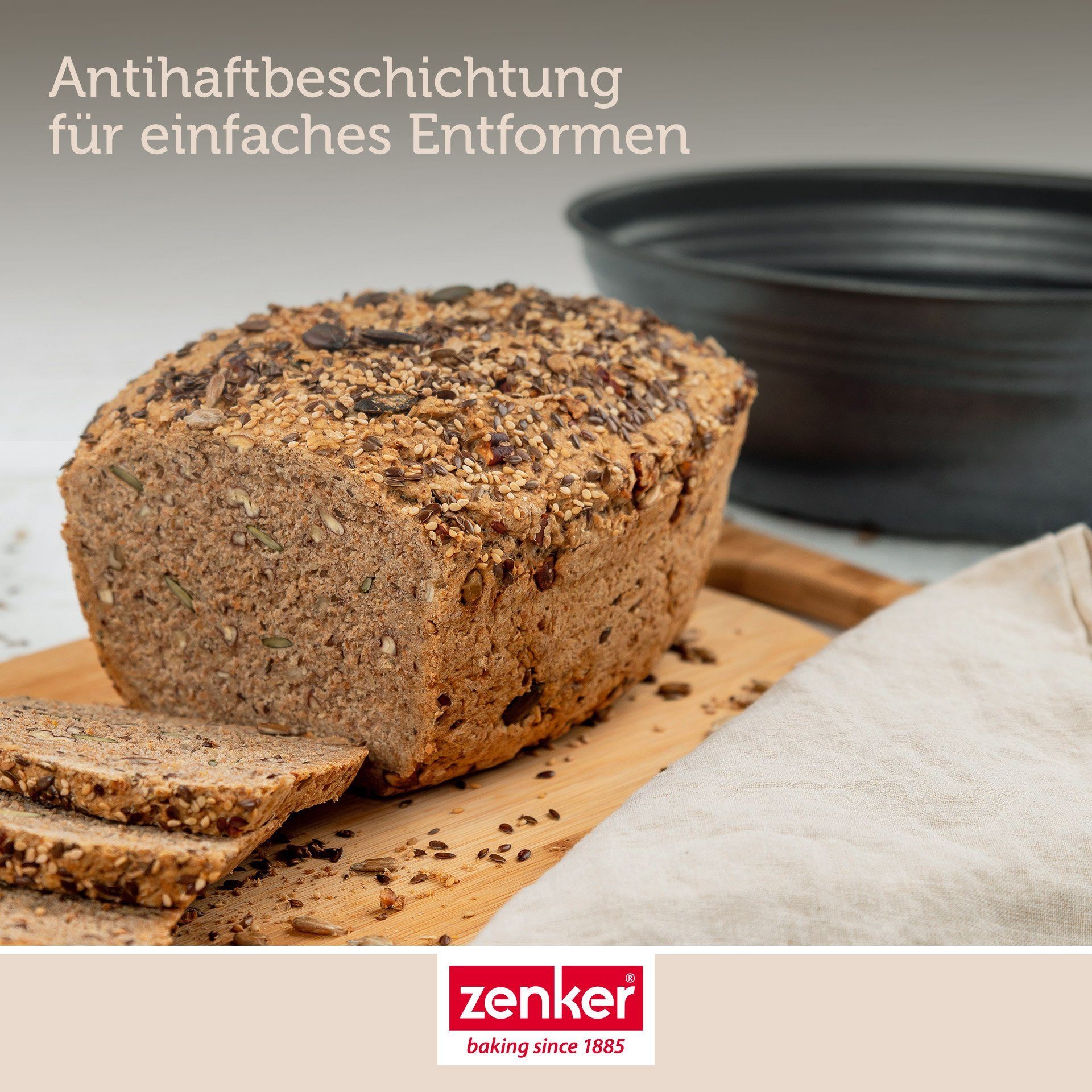 Zenker Brotbackform Black Metallic