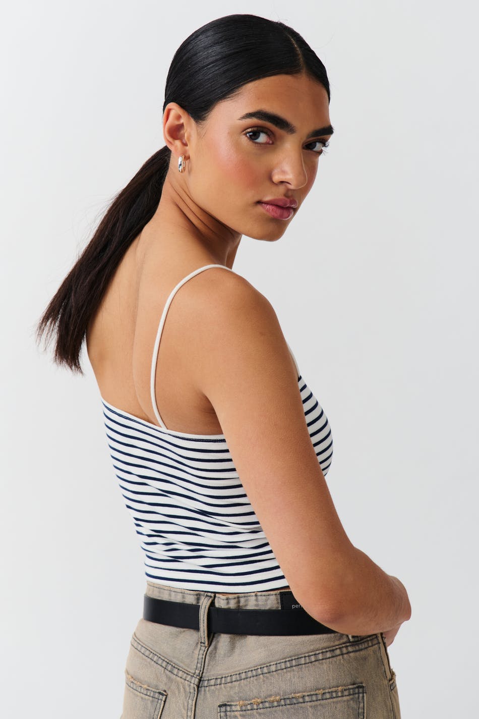 Spaghetti strap singlet