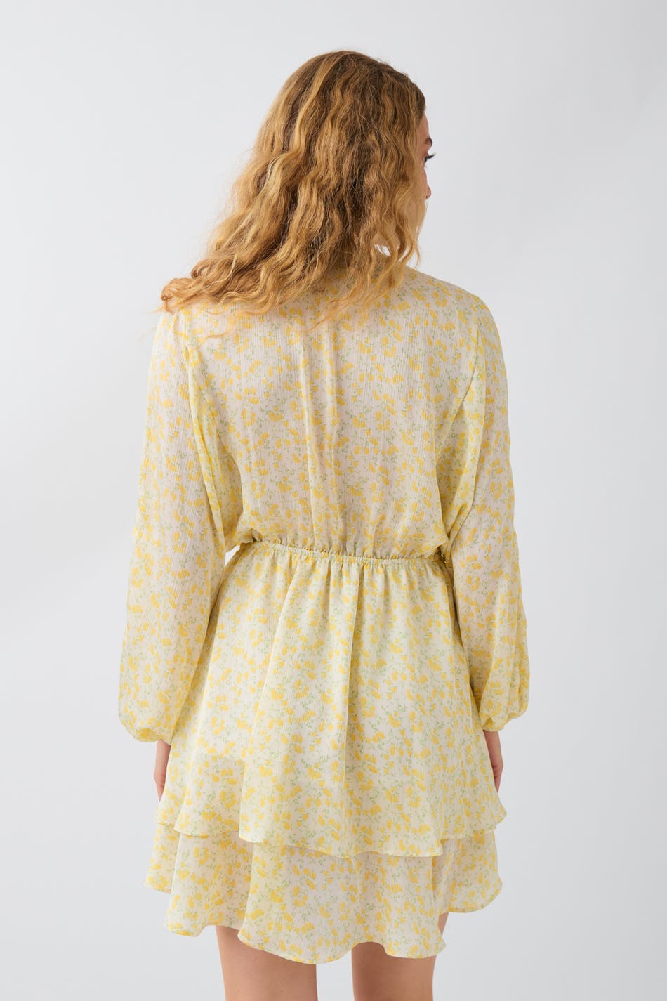 Mini drawstring dress