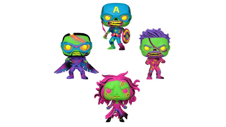 Funko - POP! - What If...? - Blacklight Vinyl 4-Pack