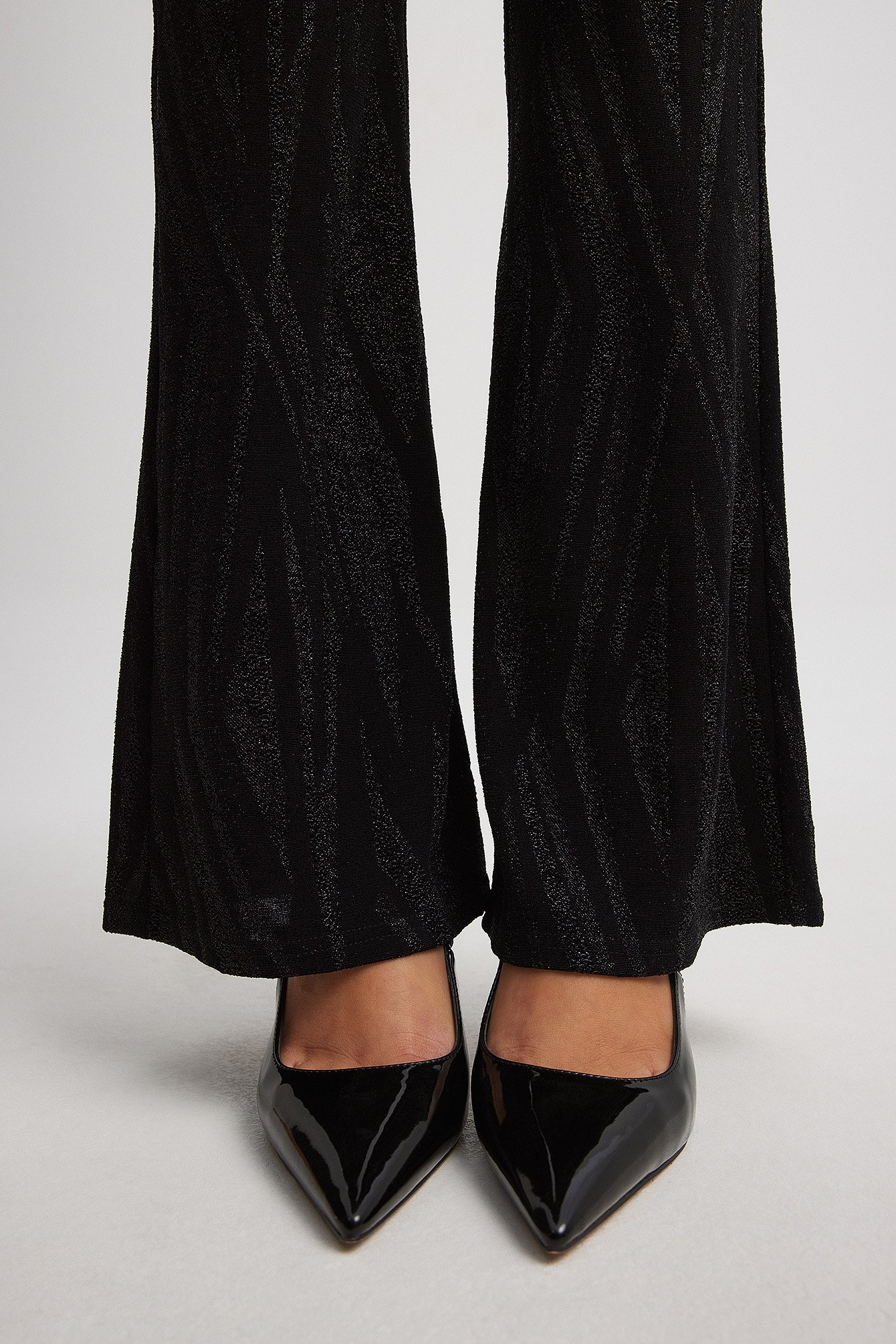Jacquard-Hose mit Glitzer
