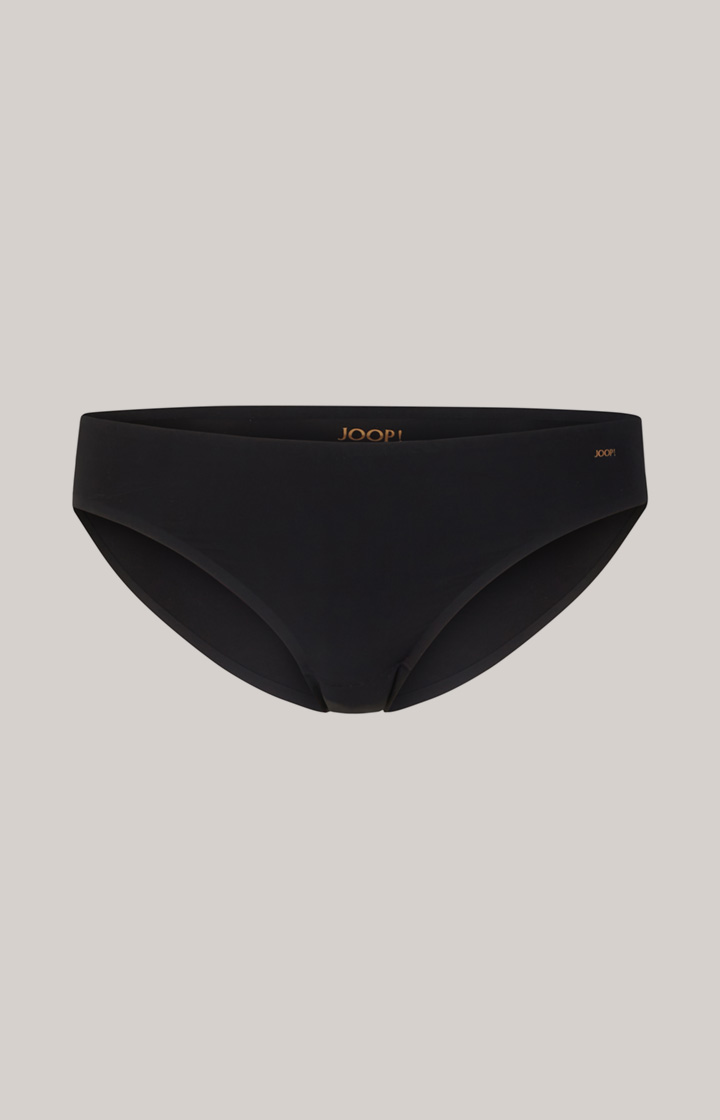 Seamless Bikini-Slip in Schwarz